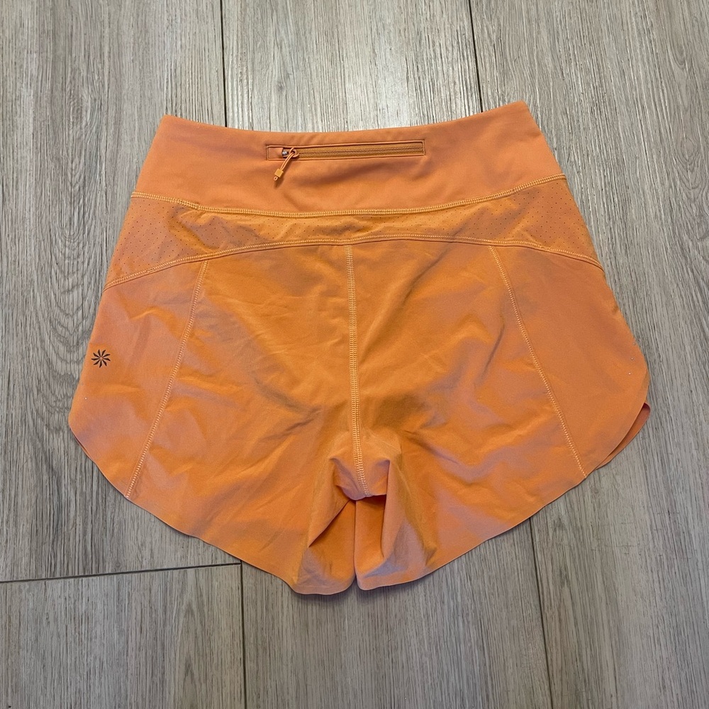 ATHLETA Run-With-It Short Size XXS Seville Orange Women’s